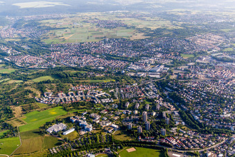 Vue aérienne de Quartier de Ringelbach à Reutlingen dans le département Bade-Wurtemberg, Allemagne