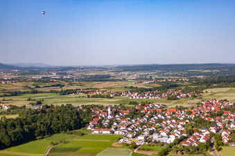 Photographie aérienne de Quartier Mähringen in Kusterdingen dans le département Bade-Wurtemberg, Allemagne