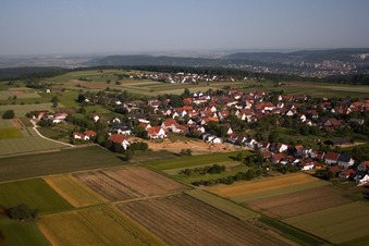 Vue aérienne de Quartier Wankheim in Kusterdingen dans le département Bade-Wurtemberg, Allemagne