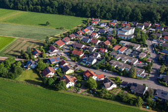 Quartier Wankheim in Kusterdingen dans le département Bade-Wurtemberg, Allemagne d'en haut