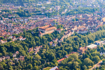 Vue aérienne de Musée des cultures antiques | Château de Hohentübingen à Tübingen dans le département Bade-Wurtemberg, Allemagne
