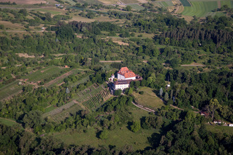 Photographie aérienne de Chapelle Wurmlinger - Chapelle Saint-Remi à le quartier Hirschau in Tübingen dans le département Bade-Wurtemberg, Allemagne