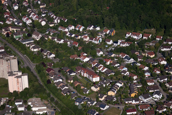 Vue aérienne de Herzogweg à Herrenberg dans le département Bade-Wurtemberg, Allemagne