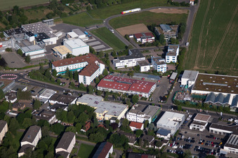 Vue aérienne de H+ Hotel Stuttgart-Herrenberg à Herrenberg dans le département Bade-Wurtemberg, Allemagne