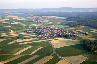 Photographie aérienne de Salmbach dans le département Bas Rhin, France