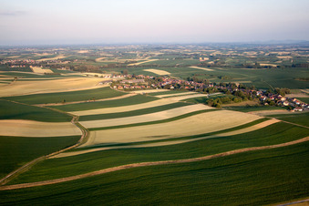 Enregistrement par drone de Siegen dans le département Bas Rhin, France