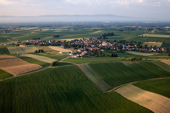 Image drone de Siegen dans le département Bas Rhin, France