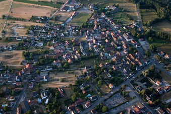 Vue oblique de Forstfeld dans le département Bas Rhin, France