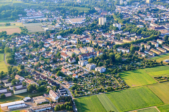 Vue aérienne de Flugplatzstr à Lahr dans le département Bade-Wurtemberg, Allemagne