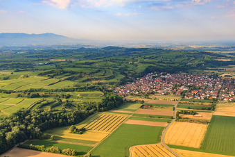 Vue aérienne de Vue du nord à Merdingen dans le département Bade-Wurtemberg, Allemagne