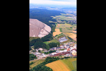 Photographie aérienne de Monte Kali - Décharge de K+S Minerals and Agriculture GmbH à Neuhof dans le département Hesse, Allemagne
