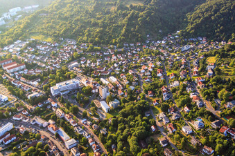 Vue aérienne de Cliniques Main-Kinzig Gelnhausen à Gelnhausen dans le département Hesse, Allemagne