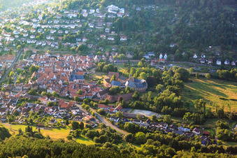 Photographie aérienne de Château Büdingen à Büdingen dans le département Hesse, Allemagne