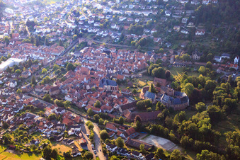 Vue oblique de Château Büdingen à Büdingen dans le département Hesse, Allemagne