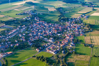 Vue aérienne de Quartier Wenings in Gedern dans le département Hesse, Allemagne
