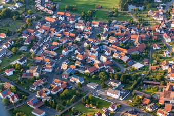 Vue aérienne de Quartier Wenings in Gedern dans le département Hesse, Allemagne