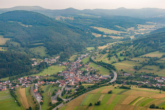 Vue aérienne de Riedenberg dans le département Bavière, Allemagne