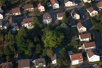 Quartier Dannstadt in Dannstadt-Schauernheim dans le département Rhénanie-Palatinat, Allemagne vue du ciel