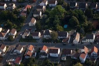 Quartier Dannstadt in Dannstadt-Schauernheim dans le département Rhénanie-Palatinat, Allemagne vue du ciel