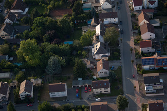 Quartier Dannstadt in Dannstadt-Schauernheim dans le département Rhénanie-Palatinat, Allemagne vue d'en haut