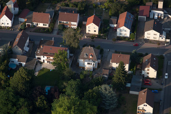 Vue aérienne de Quartier Dannstadt in Dannstadt-Schauernheim dans le département Rhénanie-Palatinat, Allemagne