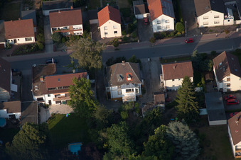 Vue oblique de Quartier Dannstadt in Dannstadt-Schauernheim dans le département Rhénanie-Palatinat, Allemagne