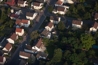 Enregistrement par drone de Quartier Dannstadt in Dannstadt-Schauernheim dans le département Rhénanie-Palatinat, Allemagne