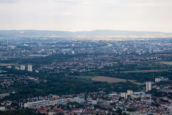 Frankenthal dans le département Rhénanie-Palatinat, Allemagne hors des airs