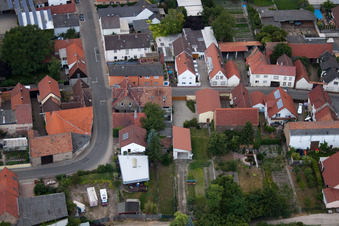 Quartier Bobenheim in Bobenheim-Roxheim dans le département Rhénanie-Palatinat, Allemagne d'un drone