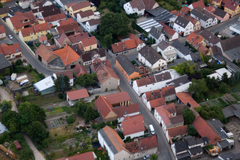 Vue aérienne de Quartier Bobenheim in Bobenheim-Roxheim dans le département Rhénanie-Palatinat, Allemagne
