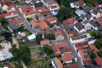 Vue oblique de Quartier Bobenheim in Bobenheim-Roxheim dans le département Rhénanie-Palatinat, Allemagne