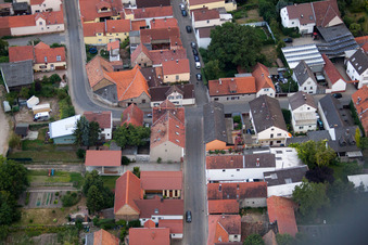 Quartier Bobenheim in Bobenheim-Roxheim dans le département Rhénanie-Palatinat, Allemagne vue d'en haut