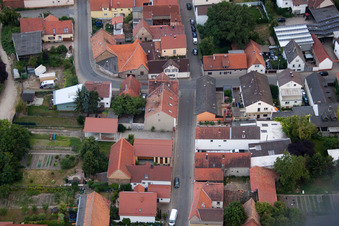 Quartier Bobenheim in Bobenheim-Roxheim dans le département Rhénanie-Palatinat, Allemagne depuis l'avion
