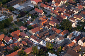 Enregistrement par drone de Quartier Bobenheim in Bobenheim-Roxheim dans le département Rhénanie-Palatinat, Allemagne