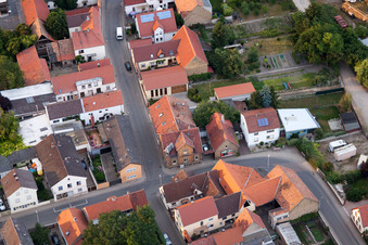 Vue oblique de Quartier Bobenheim in Bobenheim-Roxheim dans le département Rhénanie-Palatinat, Allemagne