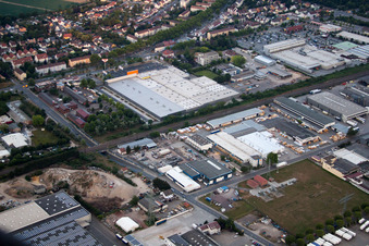 Vue aérienne de Ehrmann à Frankenthal dans le département Rhénanie-Palatinat, Allemagne