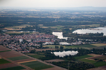 Quartier Roxheim in Bobenheim-Roxheim dans le département Rhénanie-Palatinat, Allemagne hors des airs