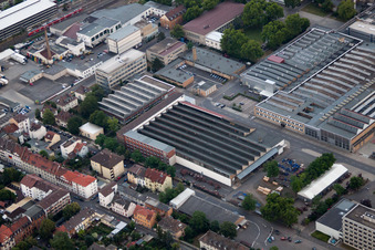 Vue oblique de KSB SE à Frankenthal dans le département Rhénanie-Palatinat, Allemagne