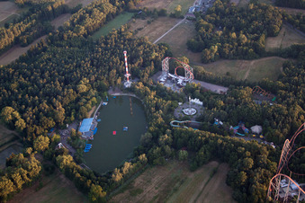 Photographie aérienne de Complexe de maisons de vacances du parc de vacances à Haßloch dans le département Rhénanie-Palatinat, Allemagne