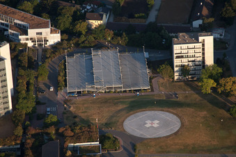 Vue aérienne de Quartier Oggersheim in Ludwigshafen am Rhein dans le département Rhénanie-Palatinat, Allemagne