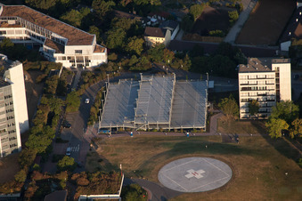 Vue oblique de Quartier Oggersheim in Ludwigshafen am Rhein dans le département Rhénanie-Palatinat, Allemagne