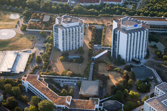 Quartier Oggersheim in Ludwigshafen am Rhein dans le département Rhénanie-Palatinat, Allemagne vue du ciel