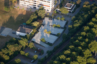 Clinique BG à le quartier Oggersheim in Ludwigshafen am Rhein dans le département Rhénanie-Palatinat, Allemagne vue du ciel