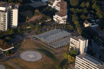 Enregistrement par drone de Clinique BG à le quartier Oggersheim in Ludwigshafen am Rhein dans le département Rhénanie-Palatinat, Allemagne