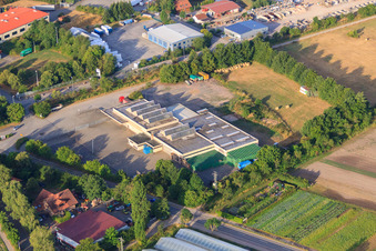 Pierres naturelles et transport Kohler à Zeiskam dans le département Rhénanie-Palatinat, Allemagne d'en haut