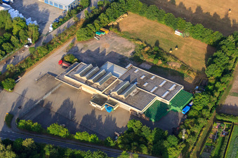 Pierres naturelles et transport Kohler à Zeiskam dans le département Rhénanie-Palatinat, Allemagne vue d'en haut