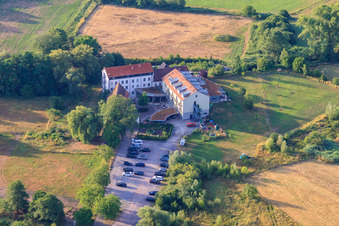 Image drone de Hôtel Zeiskamer Mühle à Zeiskam dans le département Rhénanie-Palatinat, Allemagne