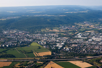 Image drone de Ettlingen dans le département Bade-Wurtemberg, Allemagne