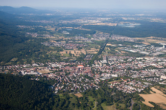 Photographie aérienne de Ettlingen dans le département Bade-Wurtemberg, Allemagne