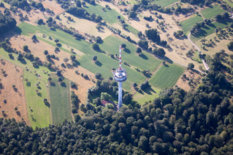 Quartier Grünwettersbach in Karlsruhe dans le département Bade-Wurtemberg, Allemagne d'un drone